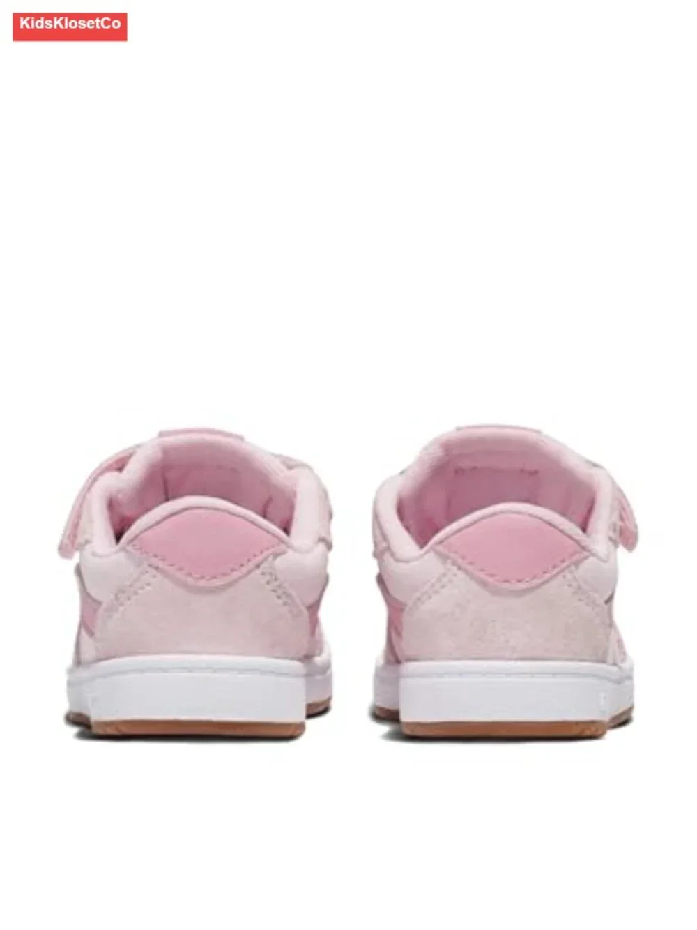 Kids' Retro Court Fashion Sneakers with Hook-and-Loop Strap